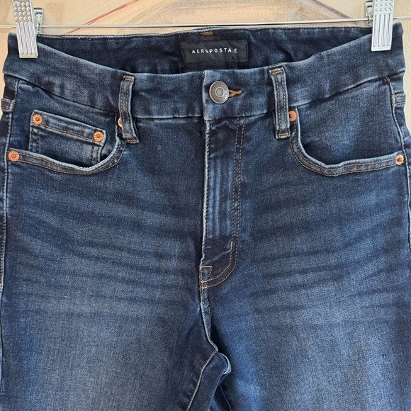 AEROPOSTALE High Rise Curvy Jegging Dark Wash Size 12 - Picture 5 of 10